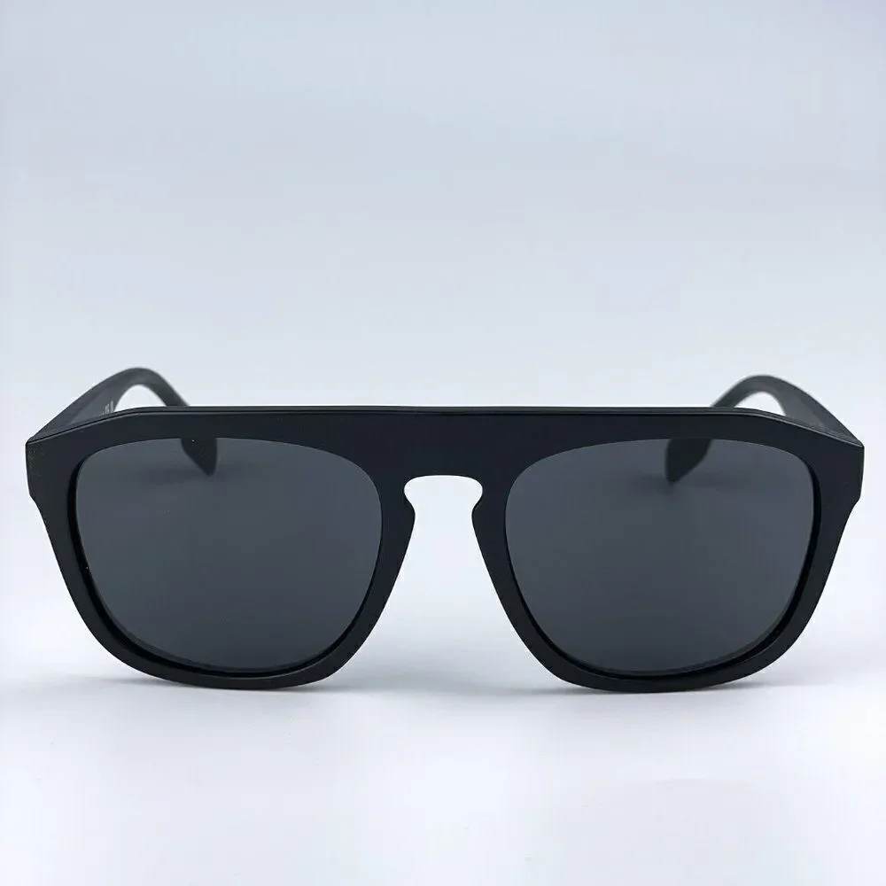 SALE! NEW Burberry BE4396U 346487 Matte Black Grey Square Unisex Sunglasses